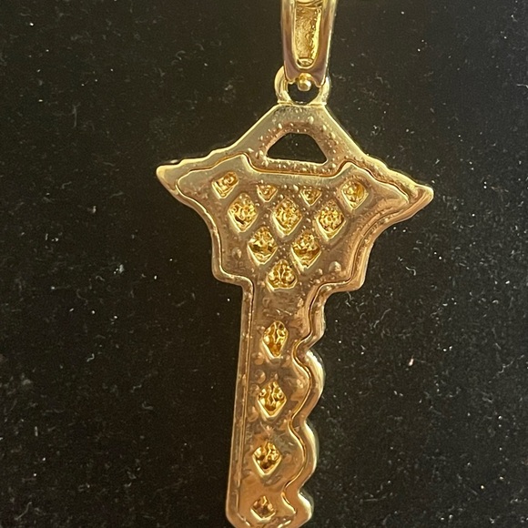 Pendant Charm Necklace Iced-Out - Picture 2 of 4